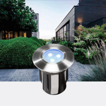  - Alpha LED modrá 0,5W, 12V venkovní zápustné pojezdové svítidlo, Garden Lights