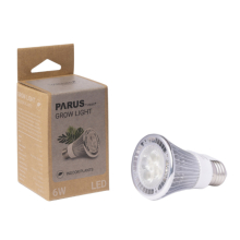 - Standardní pěstební LED 6W pro podporu růstu rostlin v interiéru, 6W 230V, E27
