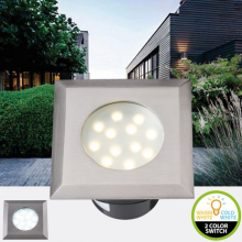  - Carbo, venkovní hranaté zápustné LED svítidlo, 2W 12V, Garden Lights