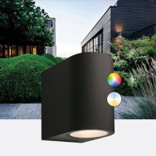  - Gilvus Plus černý, chytré zahradní nástěnné LED světlo 5W 12V, Garden Lights