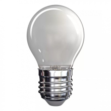 - LED žárovka Filament Mini Globe matná 4W E27 teplá bílá, Emos