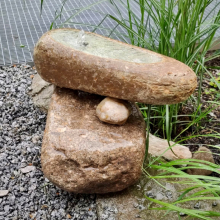 Přírodní kámen zahradní fontána 
