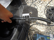 7) Regulace průtoku vody - uzavírací kohout 