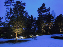 Kouzlo osvětlené zimní zahrady 